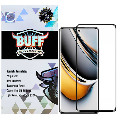 محافظ صفحه نمایش بوف مدل FullGlue-Max-G مناسب برای گوشی موبایل ریلمی Realme 11 Pro Plus/11 Pro/10 Pro Plus/ Narzo 60 Pro - Buff FullGlue-Max-G Glass Screen Protector For Realme 11 Pro Plus/11 Pro/10 Pro Plus/ Narzo 60 Pro