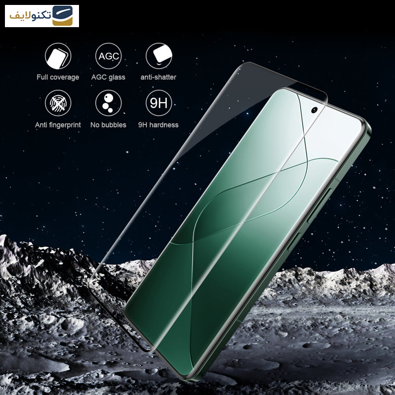 محافظ صفحه نمایش بوف مدل FullGlue-Max-G مناسب برای گوشی موبایل شیائومی 14 Pro - Buff FullGlue-Max-G Glass Screen Protector For Xiaomi 14 Pro