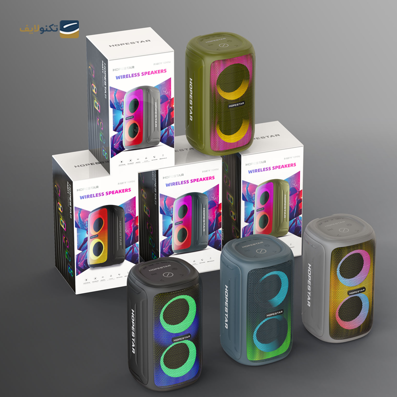 اسپیکر بلوتوثی قابل حمل هوپ استار مدل Party-110 mini - HopeStar Party-110 mini portable Bluetooth speaker