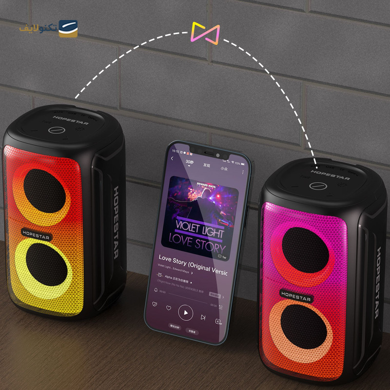 اسپیکر بلوتوثی قابل حمل هوپ استار مدل Party-110 mini - HopeStar Party-110 mini portable Bluetooth speaker
