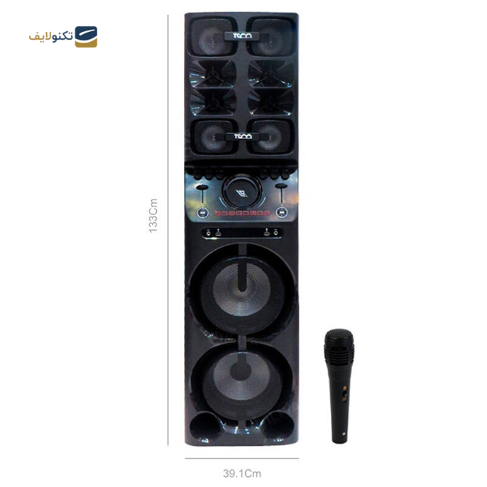 اسپیکر بلوتوثی خانگی تسکو مدل TS 1020DJ - TSCO TS 1020DJ Wireless Speaker With Microphone