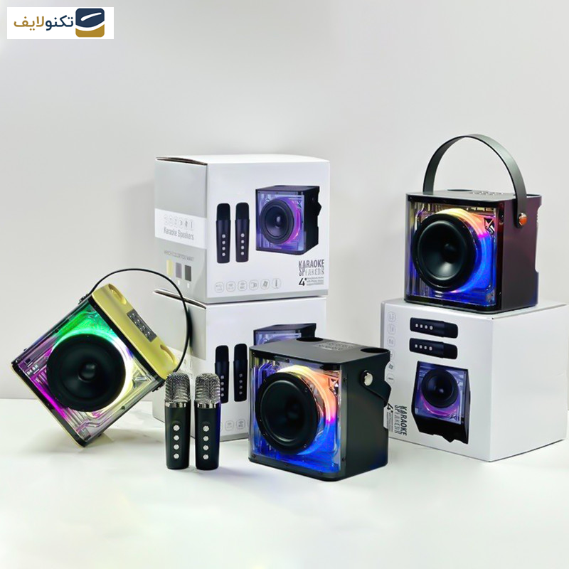 اسپیکر بلوتوثی قابل حمل کلومن مدل KS-150 KARAOKE - 