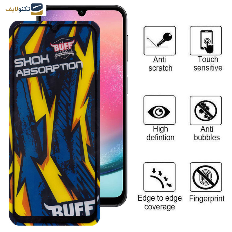 محافظ صفحه نمایش بوف مدل Shock-Shock-G مناسب برای گوشی موبایل سامسونگ Galaxy A24 4G - Buff Shock-Shock-G Glass Screen Protector For Samsung Galaxy A24 4G
