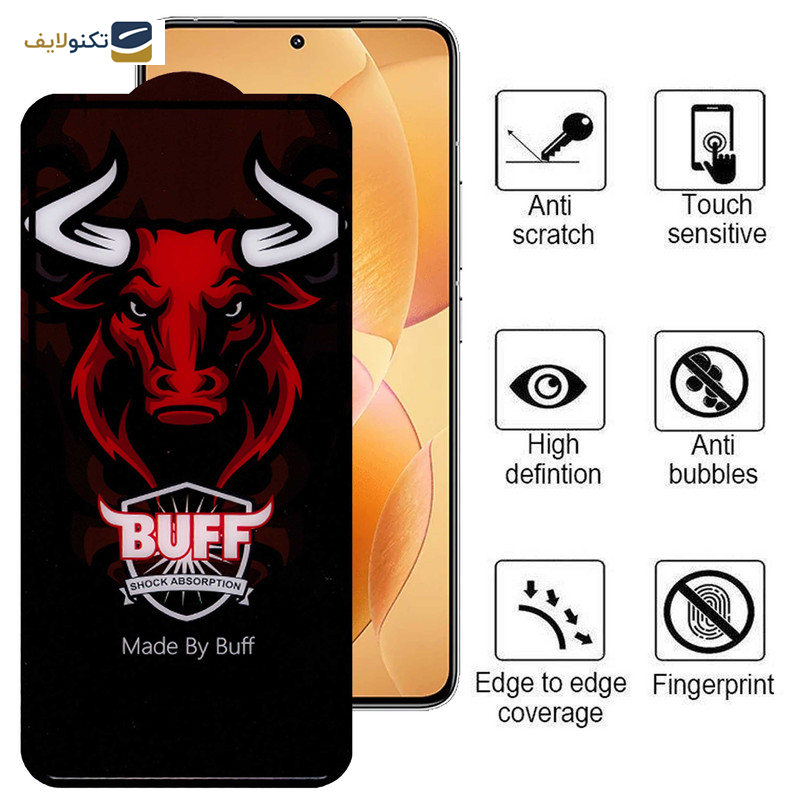محافظ صفحه نمایش سرامیکی بوف مدل Ceramic Pro مناسب برای گوشی موبایل شیائومی Redmi K70 / K70 Pro / K70E - Buff Ceramic Pro screen protector suitable for Xiaomi Redmi K70 / K70 Pro / K70E