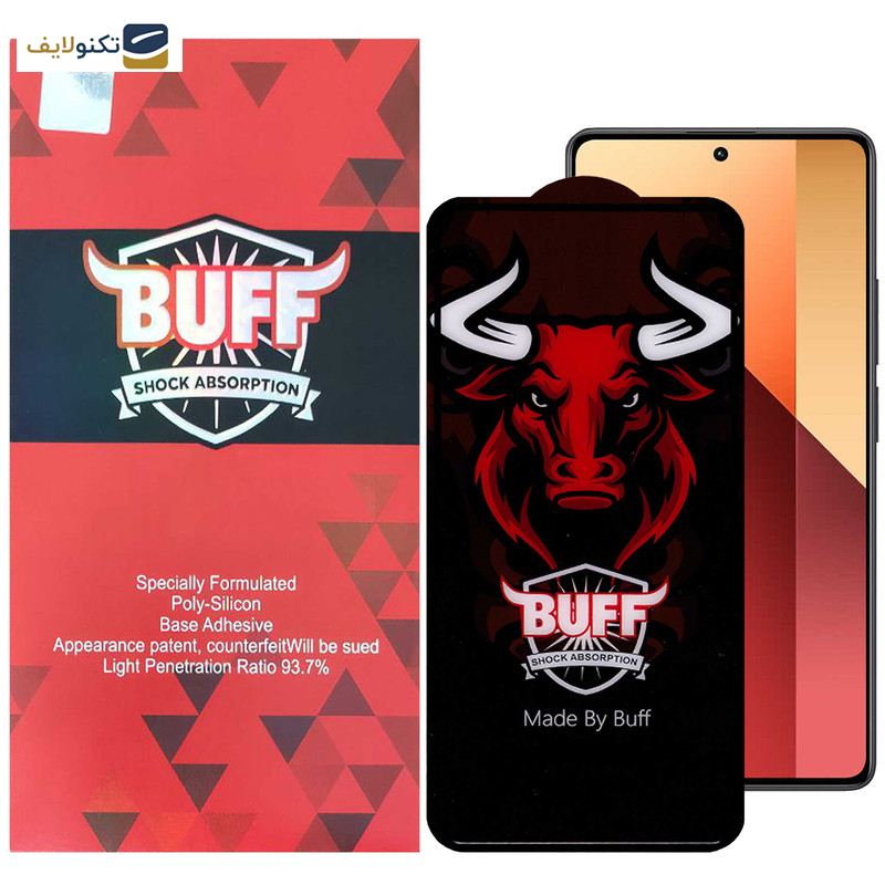 محافظ صفحه نمایش سرامیکی بوف مدل Ceramic Pro مناسب برای گوشی موبایل شیائومی Redmi Note 13 Pro 4G/5G / Note 13 4G/5G / Note 13R Pro - Buff Ceramic Pro screen protector suitable for Xiaomi Redmi Note 13 Pro 4G/5G / Note 13 4G/5G / Note 13R Pro