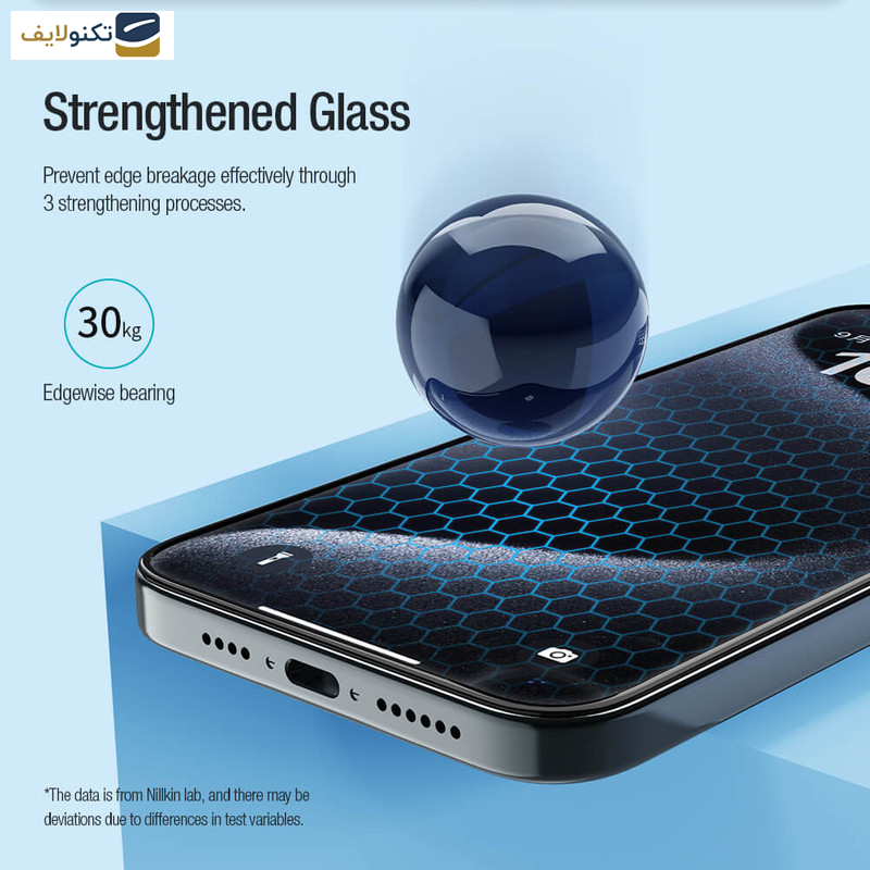 محافظ صفحه نمایش نیلکین مدل EZ set مناسب برای گوشی موبایل اپل iPhone 15 Pro Max - Nillkin EZ set tempered glass screen protector for Apple iPhone 15 Pro Max