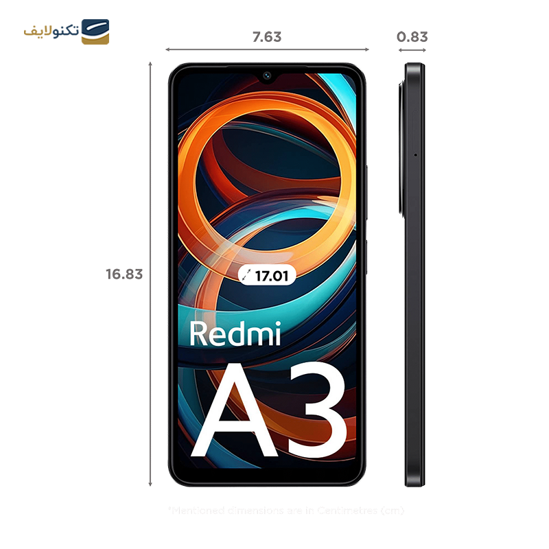 گوشی موبایل شیائومی مدل Redmi A3 ظرفیت 128 گیگابایت رم 4 گیگابایت - Xiaomi Redmi A3 128/4GB