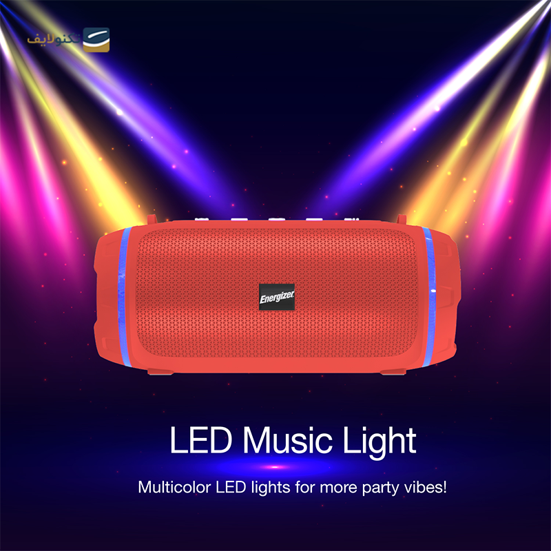 اسپیکر بلوتوثی قابل حمل انرجایزر مدل BTS 102 - Energizer BTS102 Portable Wireless Speaker