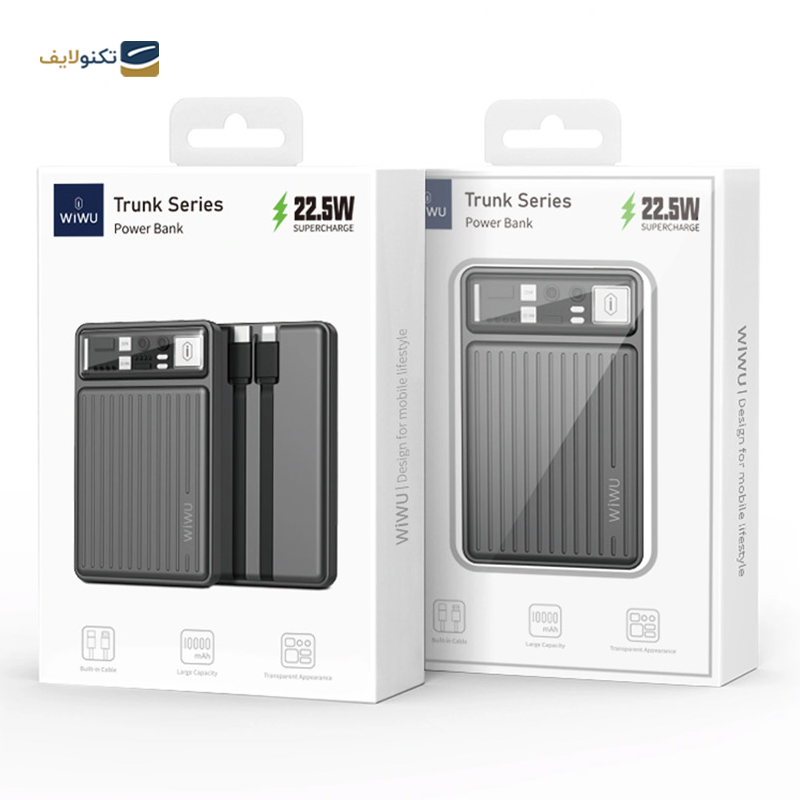 پاوربانک ویوو مدل Wi-P004 ظرفیت 10000 میلی آمپر ساعت - 