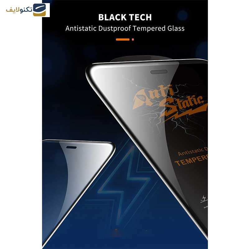 محافظ صفحه نمایش اپیکوی مدل AntiStatic DustProof مناسب برای گوشی موبایل اپل iPhone 15 Pro Max - Epicoy AntiStatic DustProof Screen Protector For Apple iPhone 15 Pro Max