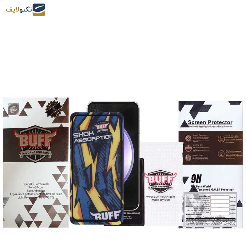 محافظ صفحه نمایش بوف مدل Shock-Shock-G مناسب برای گوشی موبایل سامسونگ Galaxy S23 FE - A54 - Buff Shock-Shock-G Glass Screen Protector For Samsung Galaxy S23 FE - A54