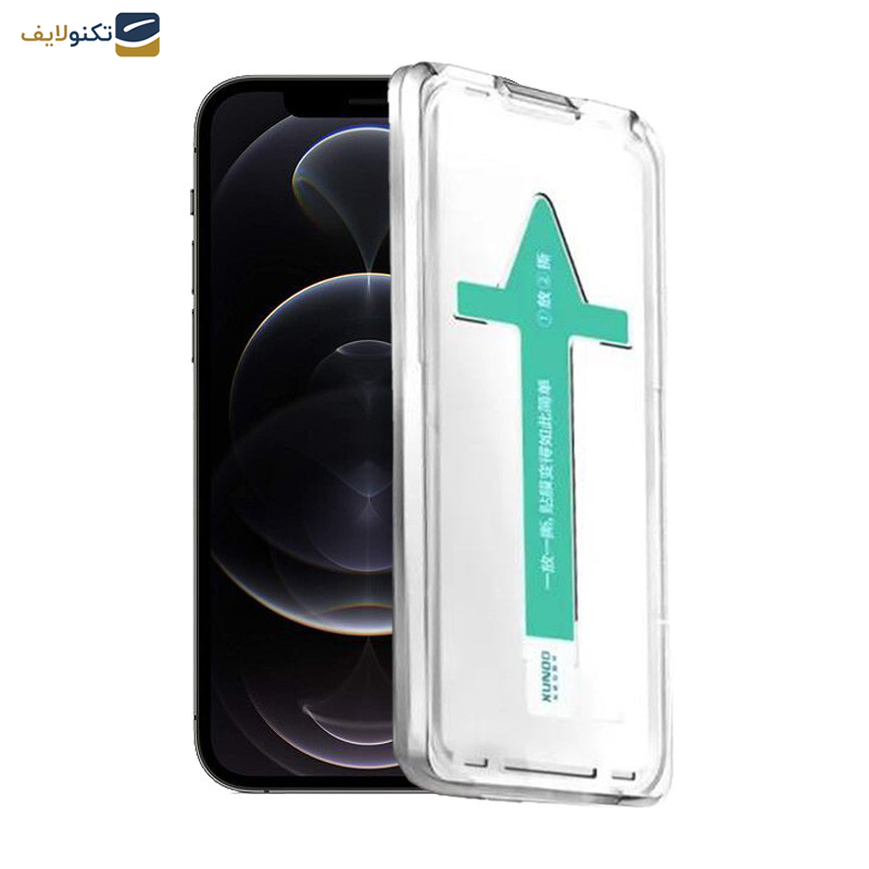 محافظ صفحه نمایش اپیکوی مدل Xundd Axe Easy install مناسب برای گوشی موبایل اپل iPhone 12 Pro Max - Epicoy Xundd Axe Easy install Glass Screen Protector For Apple iPhone 12 Pro Max