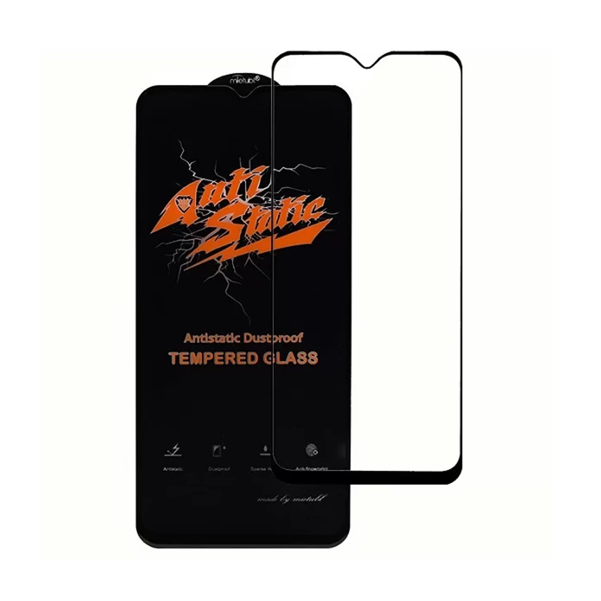 قاب گوشی پوکو C65 مدل سیلیکونی به همراه گلس مدل Anti Static - Silicone Cover and Anti Static Screen Protector For Poco C65