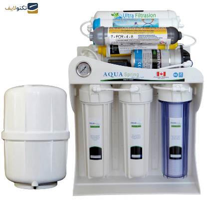 دستگاه تصفیه کننده آب آکوآ اسپرینگ مدل RO-SF5660 به همراه فیلتر تصفیه آب کد 01 مجموعه 4 عددی - 