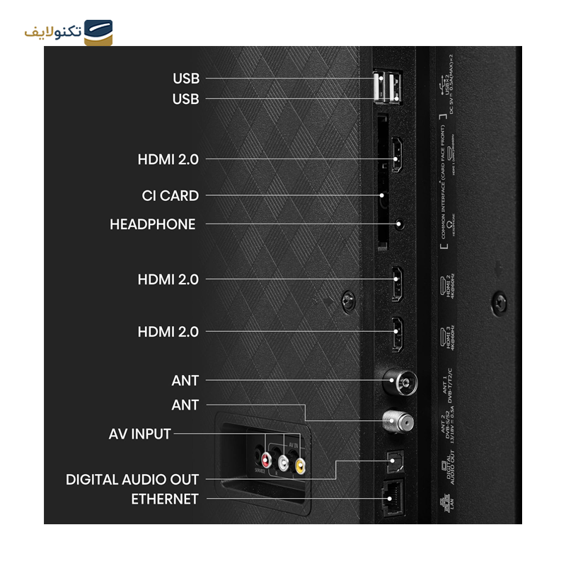 تلویزیون کیو ال ای دی هایسنس مدل 65E7K سایز ۶۵ اینچ - Hisense 65E7K QLED TV 65 Inch
