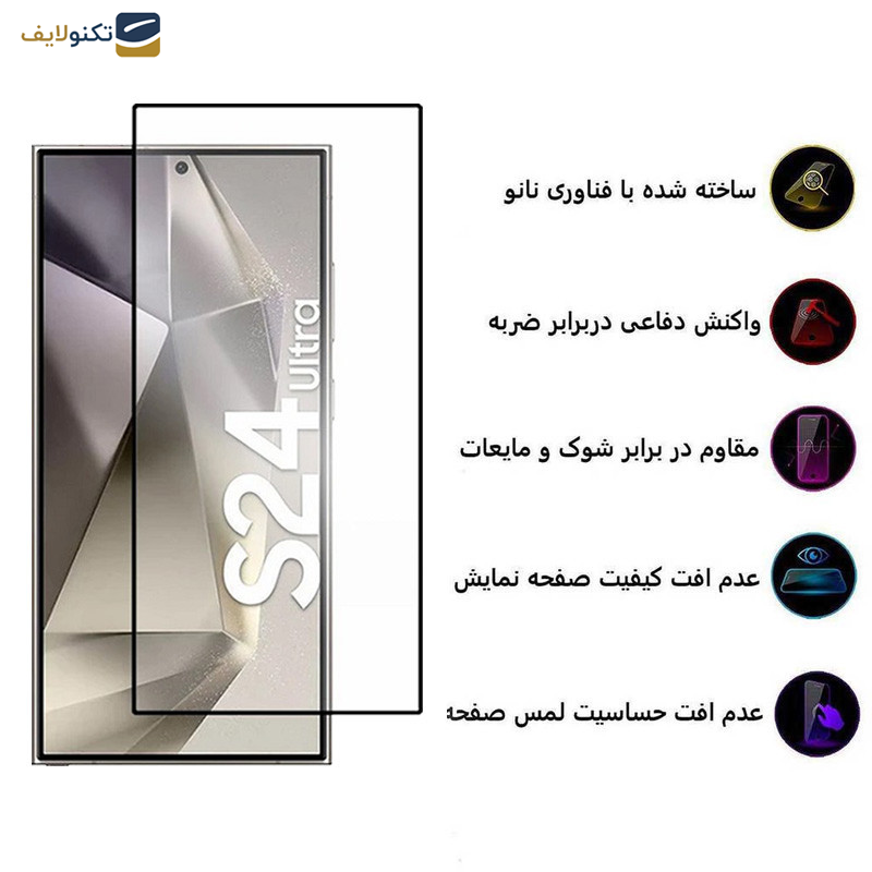 محافظ صفحه نمایش اپیکوی مدل Mobealo-AntiStatic مناسب برای گوشی موبایل سامسونگ Galaxy S24 Ultra - Epicoy Mobealo-AntiStatic Glass screen protector for Samsung Galaxy S24 Ultra