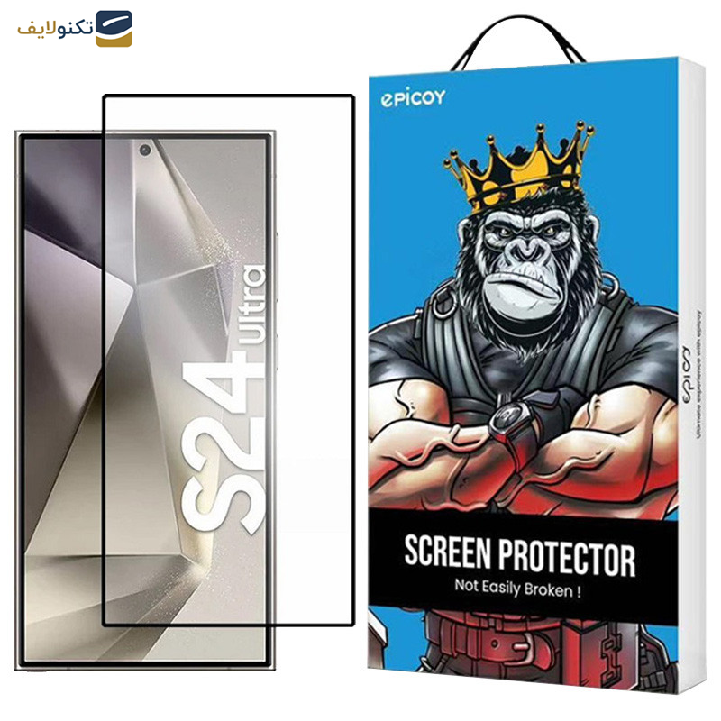 محافظ صفحه نمایش اپیکوی مدل Mobealo-AntiStatic مناسب برای گوشی موبایل سامسونگ Galaxy S24 Ultra - Epicoy Mobealo-AntiStatic Glass screen protector for Samsung Galaxy S24 Ultra