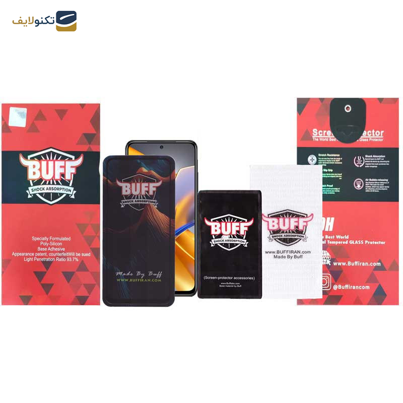 محافظ صفحه نمایش 5D بوف مدل Mountain مناسب برای گوشی موبایل شیائومی Poco M5s 4G/M4 Pro 4G /Note 11 4G/Global /Note 10 4G - Buff 5D Mountain Glass Screen Protector For Xiaomi Poco M5s 4G/M4 Pro 4G /Note 11 4G/Global /Note 10 4G