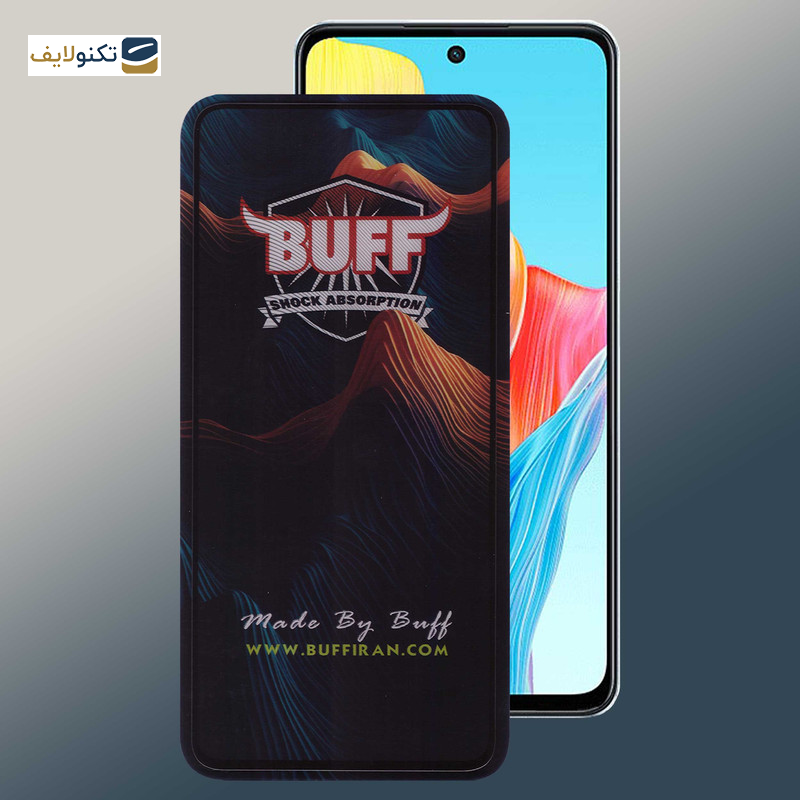 محافظ صفحه نمایش 5D بوف مدل Mountain مناسب برای گوشی موبایل اوپو A98 / A79 / A58 4G / F23 / A2 / A1 / K11x - Buff Mountain Pro Glass Screen Protector For Oppo A98 / A79 / A58 4G / F23 / A2 / A1 / K11x