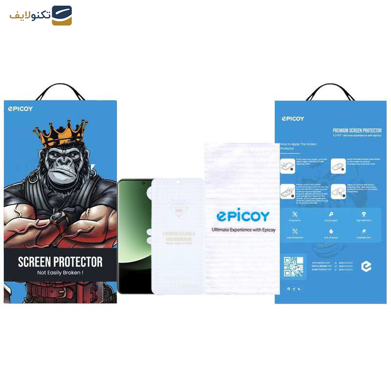 محافظ صفحه نمایش اپیکوی مدل Hydrogel مناسب برای گوشی موبایل شیائومی 13 Ultra-12S Ultra-12S Pro - Epicoy Hydrogel Glass Screen Protector For Xiaomi 13 Ultra-12S Ultra-12S Pro