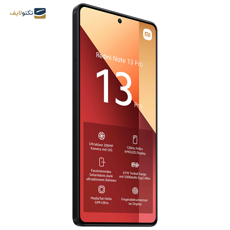 گوشی موبایل شیائومی مدل Redmi Note 13 Pro 4G ظرفیت 512 گیگابایت رم 12 گیگابایت - Xiaomi Redmi Note 13 Pro 4G 512/12GB