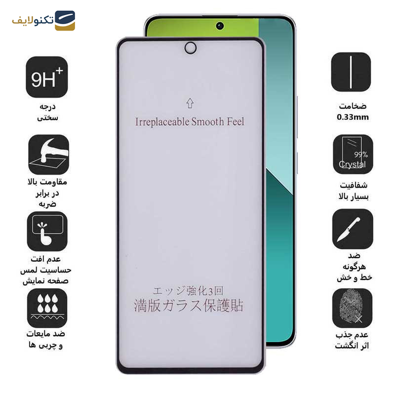 محافظ صفحه نمایش مات بوف مدل 5D-Matte مناسب برای گوشی موبایل شیائومی Redmi Note 13 4G / 5G / Note 13 Pro 4G / 5G / Note 13R Pro - Buff 5D-Matte Glass Screen Protector For Xiaomi Redmi Note 13 4G / 5G / Note 13 Pro 4G / 5G / Note 13R Pro